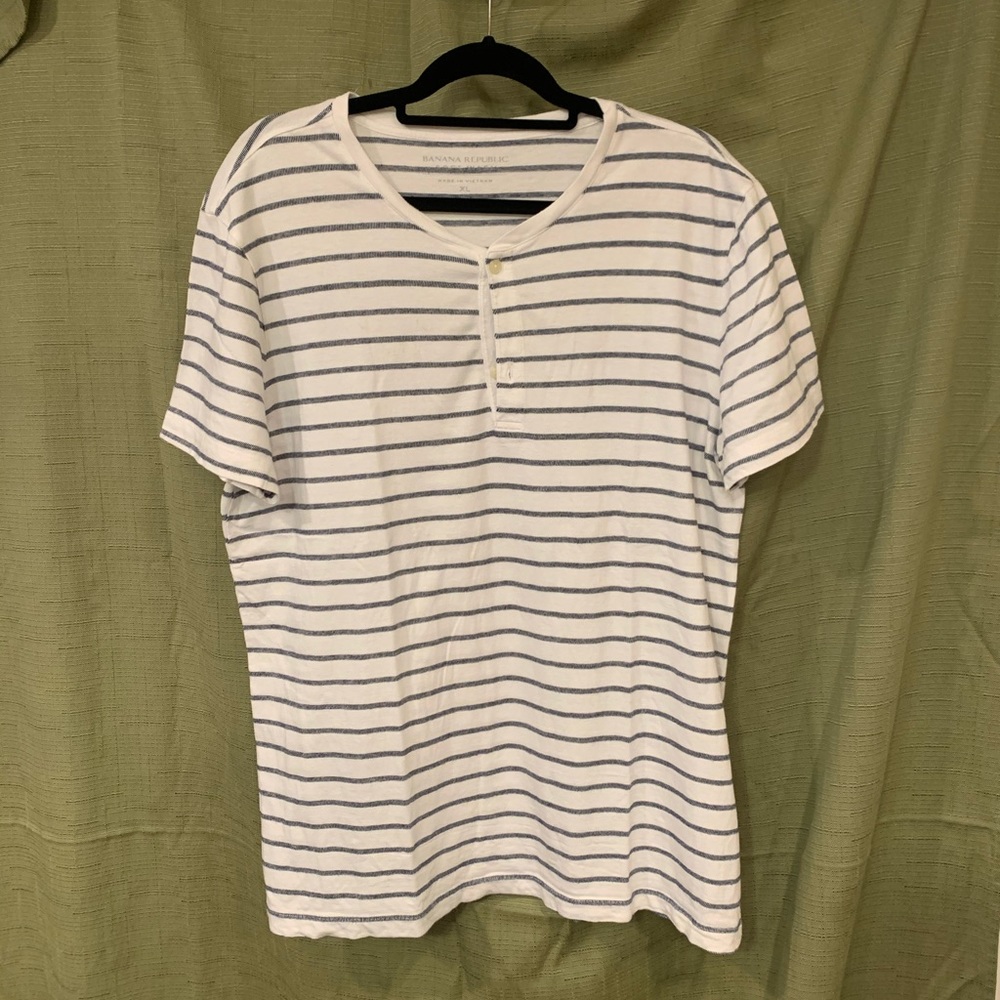 Banana Republic Stripped Henley